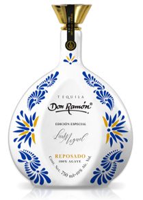 Imagen de casa Metl sobre una botella de tequila edición limitada plata.