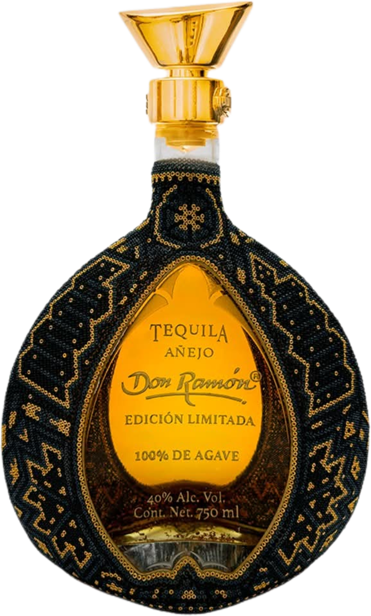Imagen de casa Metl sobre una botella de tequila clásico reposado de 200ml.